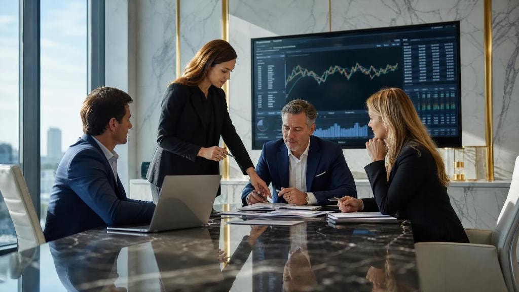 Ravensgate Capital advisors in formal meeting
